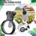 thumbnail image 4 of 52mmCPL Polarizing Filter For Mobile Phones With Clip Phone Lens Filter Adapter, Compatible with iPhone 17/16/15/14/13/12, 16/15/14/13/12 Pro, 16/15/14/13/12 Pro Max(black#1), 4 of 8