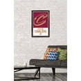 thumbnail image 2 of NBA Cleveland Cavaliers - Logo 21 Wall Poster, 14.725" x 22.375", Framed, 2 of 3