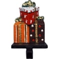 thumbnail image 3 of Lulu Decor, Cast Iron Gift Boxes Stocking Holder 2 Pieces, Perfect for Holiday, 3 of 5