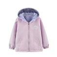 thumbnail image 2 of Chaquetas y abrigos casuales con capucha de manga larga Chaqueta cortavientos para niños y niñas Versión de invierno Chaqueta impermeable y a prueba de viento para niños Chaqueta con capucha de polar, 2 of 6