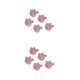 thumbnail image 3 of Guardurnaity 5 piezas de pinzas para el cabello de color rosa con lazo de flores, horquillas dulces para mujeres y niñas, tocados de estilo , Durazno 2Conjunto, 3 of 6