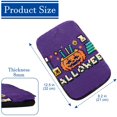 thumbnail image 4 of Halloween Furry Printed Armrest Cover Mat Car Armrest Accessory Soft Comfortable 12.5x8.2 Inch, 4 of 6