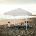 thumbnail image 2 of WildBreak 10 x 10 feet Pop Up Canopy, with 4 Sidewalls, with One Button Push Setup - White, 2 of 7