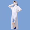 thumbnail image 3 of UV Protection Shirts for Women Sun Protection Shirt Women's Lightweight Breathable Sun Jacket for Cycling Camping Outdoor Activities with Zipper and Long Visor Ideal for Spring and Autumn, 3 of 10