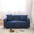 thumbnail image 4 of Tssuoun Printed Sofa Cover Stretchable Recliner Couch Slipcover with Pillow Case Furniture Replacement Office Dorm Accessories Type 7 4-Seat Sofa, 4 of 4