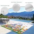 thumbnail image 3 of Easter Gnomes Bunnies Outdoor Rug for Patio/Deck/Porch, Non-Slip Large Area Rug 6 x 9 Ft, Spring Easter Eggs Floral Leaves Indoor Outdoor Rugs Washable Area Rugs, Reversible Camping Rug Carpet Runner, 3 of 8