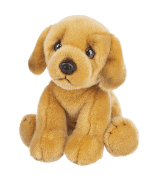 stuffed yellow lab puppy