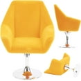 thumbnail image 2 of Mini Dollhouse Sofa Chair, 1:12 Miniature Armchair Miniature Doll House Rotate Flocking Chair Mini Flocking Sofa Furniture Model Decoration Dollhouse Accessory, 2 of 8
