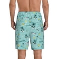 thumbnail image 4 of Lsque Hawaiian Style Mens Sleep Pajama Shorts,Short Pajama Pants, Cotton Ultra-Soft Knit-X-Large, 4 of 9