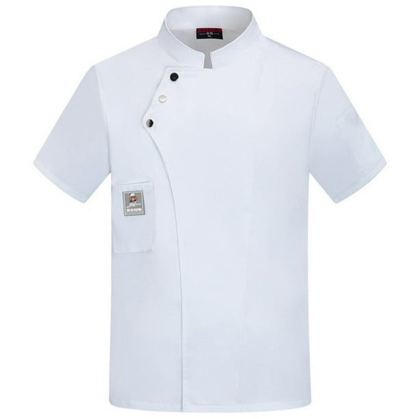 Chef Uniform Sleeved Men's Clothing Catering Work Uniform Back Kitchen Uniform Men's Top L