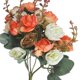 thumbnail image 5 of Yuarrent 2 uds rosas artificiales de seda flores boda hogar otoño decoración de alta ramo grande lujo flores falsas plantas artificiales Flores artificiales naranja Yuarrent HA000013-03B, 5 of 8