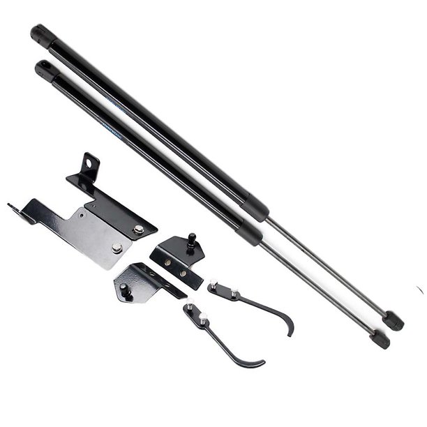 For Jeep Wrangler (jk) 2007-2018 Front Hood Bonnet Modify Gas Struts Lift Support Shock Damper Carbon Fiber Piston Rods Springs