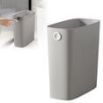thumbnail image 2 of Qiangzon Small Trash Can Wastebasket Bathroom Trash Bin Plastic Garbage Can Slim Open Top Trash Can Kitchen Bedroom Office Waste Container Space Saving Narrow Design Lightweight Durable, 2 of 9