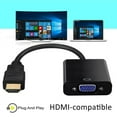 Clearance! 1080p Hdmi To Vga Adapter Digital To Analog Converter Cable