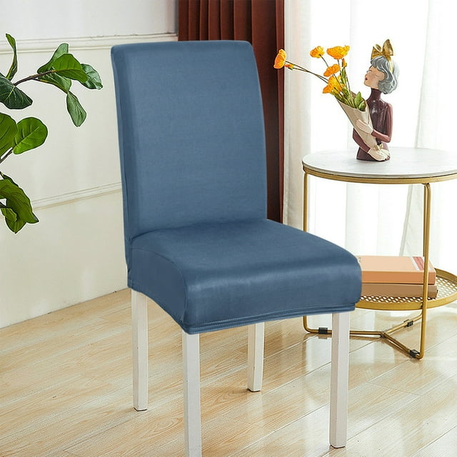 Fundas De Silla De Poliéster 1-Piece Stretch Chair Slipcover for Dining Room Kitchen Seat Protector Nylon Spandex Fabric Washable Full Cover Elastic Design for Wedding Banquet Decor JASKFLY