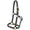 Black, variant on Medium Triple Ply Nylon Halter