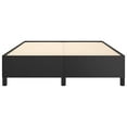 thumbnail image 6 of vidaXL Full Bed Frame, Faux Leather Upholstered Platform Bed Frame, Black, No Mattress, 6 of 8