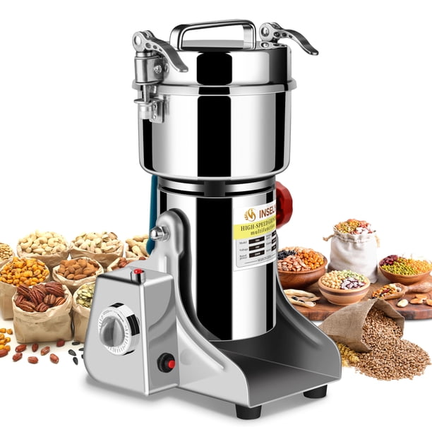Molinillo eléctrico de acero inoxidable Grain Mill INSELY de 750 g
