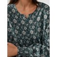 thumbnail image 6 of Printed Crew Neck Viscose Maxi Dress, 6 of 7