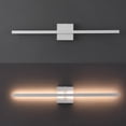 thumbnail image 6 of JONATHAN Y Vara 28" Modern Minimalist Linear Indoor/Outdoor IP65 Waterproof Metal 350-Degree Rotatable Dimmable Integrated LED Wall Sconce, White, 6 of 9