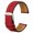 Red, variant on Suede Leather Watch Band,18mm Perforated Replacement Wristband for Men Women,Classic Retro Watch Strap,Red