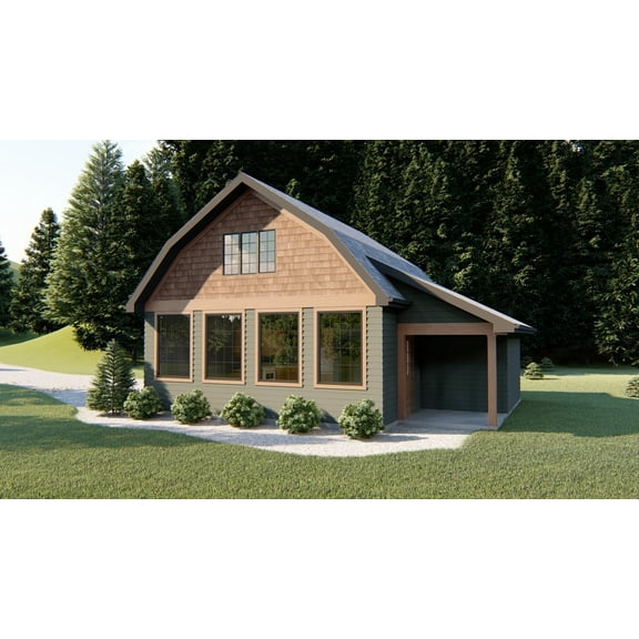 Advanced House Plans: Builder Ready Blueprints | Bentonville 29558 | Cabin Plan