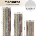 thumbnail image 4 of Yellow and Pink Geometric Boho Pattern Kitchen Rugs Sets Of 3,Kitchen Runner Rugs Non Skid Washable,Decorative Kitchen Floor Mats for Kitchen,Sink,Laundry,17"x30"+ 17"x47" + 17"x59", 4 of 6