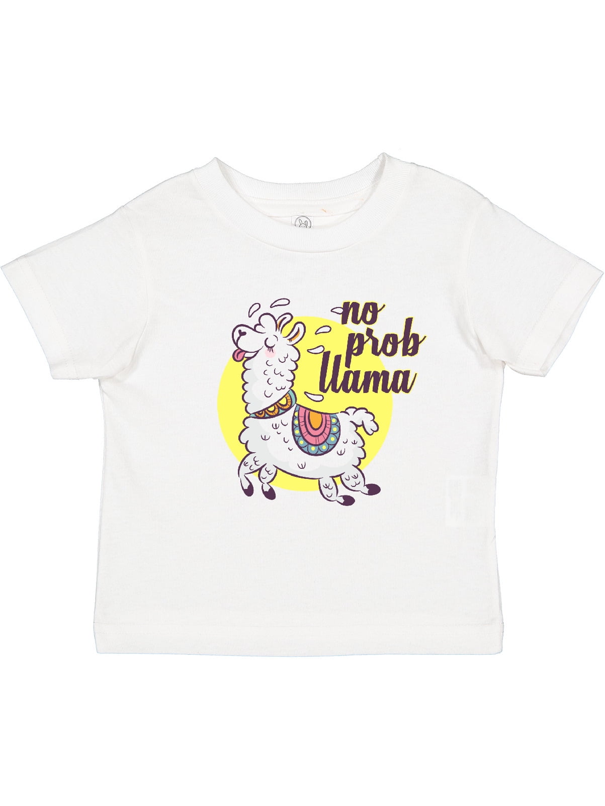 Kids Boys Girls No Prob Llama T-Shirt 