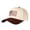 Brown, variant on Stars and Stripes Embroidered Color Block Trucker Hat Unisex Adjustable Cotton Breathable Fashion Cap for Travel Daily Wear