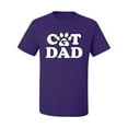 thumbnail image 2 of Wild Bobby, Best Cat Dad Daddy Gift, Pop Culture, Men Graphic Tee, Purple, Medium, 2 of 3