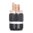 thumbnail image 3 of Audio Video Connector, Plug And Play AC High Fidelity Audio Plug Pure Copper  For Audio Appliances For Visual Equipment M101Male Plug, 3 of 8