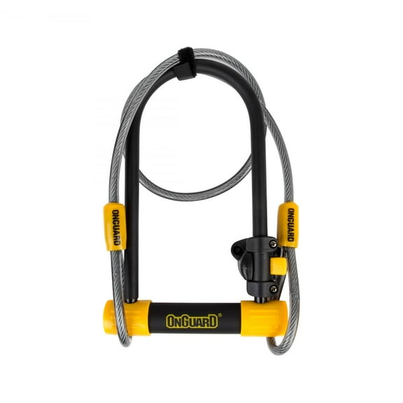 On-Guard 8012 Bulldog Keyed Shackle Lock, Black, 11.5 x 23.0 cm