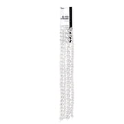 Cousin DIY Clear Round Glass Bead Strand in Multiple Sizes, 7.5 inch, 4 Strands, 120 Pieces