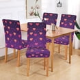 thumbnail image 2 of Yayeee 4 Pack Dining Chair Covers Stretch Parson Chairs Slipcovers Seat Protector, Love in The Clouds, 2 of 6