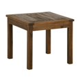 thumbnail image 1 of 20" Wood Patio Simple Side Table - Dark Brown, 1 of 4
