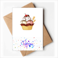 thumbnail image 1 of Biscuits Cherry Chocolate Ice Welcome Back Greeting Cards Envelopes Blank, 1 of 3