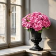 thumbnail image 6 of Apeya Artificial Flowers for Outdoors, Plastic Hydrangea Picks Fake Flowers for Garden Cemetery Porch Planters Decor, 26.77x6.3 Inch, 1 Bunch, 6 of 9