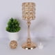thumbnail image 3 of Candelabro de cristal dorado para decoración de mesa 10x28cm, 3 of 7