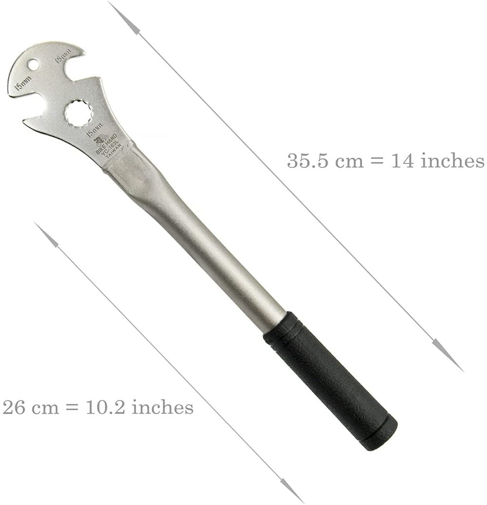 1 Pc Bicycle Pedal Wrench Comfortable Grip Energy-Saving Multi Wrench 350mm 