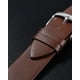 thumbnail image 4 of Genuino Cuero Correa 22mm Ancho, Liso Plano Cuero Reloj Correa para Hombre y Mujer, Oscuro Marrón, 4 of 7