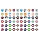 thumbnail image 1 of 60Pcs Paw Sticker Peel and Stick Dog Paw Graffiti Stickers Water Bottle Stickers, 1 of 4