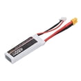 thumbnail image 2 of FPV Drone Lithium Battery, 450mAh RC Quadcopter Lithium Battery High Performance A Grade Cell 75C  for Replacement 2S 7.4V, 2 of 7