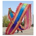thumbnail image 5 of Dance ribbons colorful dragon with head, dragon dance dragon ribbon streamer dragon dance lion dance props for square exercise outdoor fitness for the garden park beach, 5 of 7