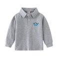 thumbnail image 3 of YOUYEDIAN Back to School Boys Polo Shirt Kids Long Sleeve Collared School Uniform Toddler Soft Cotton Shirts, 3 of 5