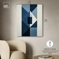 thumbnail image 5 of Blue Door Canvas Modern Midcentury by Art Remedy, Gallery Wrapped, 30" x 36", 5 of 7