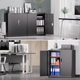 thumbnail image 7 of DNA Motoring 36" Black Lockable Heavy Duty Metal Storage Tool Cabinet w/ Adjustable Shelves, 7 of 7