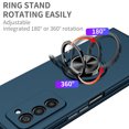 thumbnail image 6 of Galaxy Z Fold 2 Case 2020 (5G), Cover for Samsung Z Fold 2, Allytech Hard PC Shockproof Armor Case with Ring Holder Full Protection Anti-Drop Stand Foldiing Case for Galaxy Z Fold 2020, Darkblue, 6 of 9