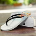 thumbnail image 3 of Chririnla Flip Flops for Women Take Me To The Beach Arch Support Waterproof Shower Shoes for Daily Walking, 3 of 7