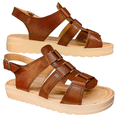 thumbnail image 2 of Sandalias Mujer Casuales Piel Vacuno de Broche Versatil para Playa Huarache Para Diario, 2 of 6