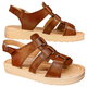 thumbnail image 2 of Sandalias Mujer Casuales Piel Vacuno de Broche Versatil para Playa Huarache Para Diario, 2 of 6